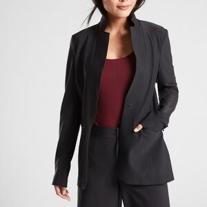 Athleta Interstellar Black Blazer Size 16